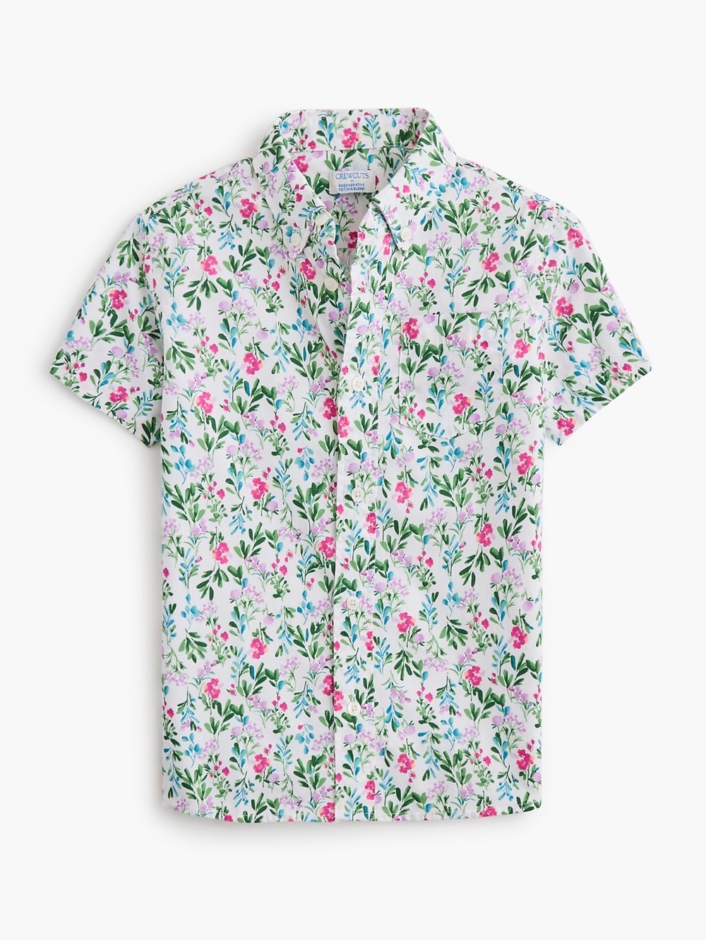 J. Crew Boys’ Printed Short Sleeve Shirt
